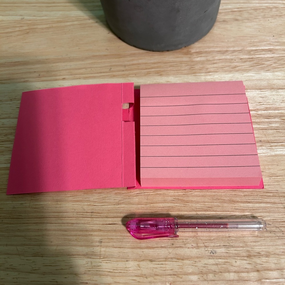 Colorful Floral Notepad Set with Pen - Picture 4 of 7